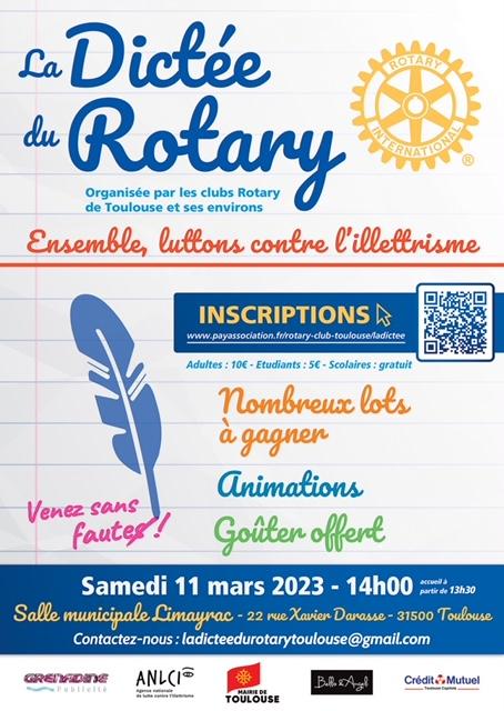 La Dictée du Rotary 2023