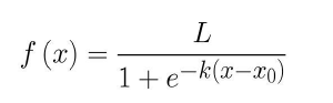 Equation courbe logistique