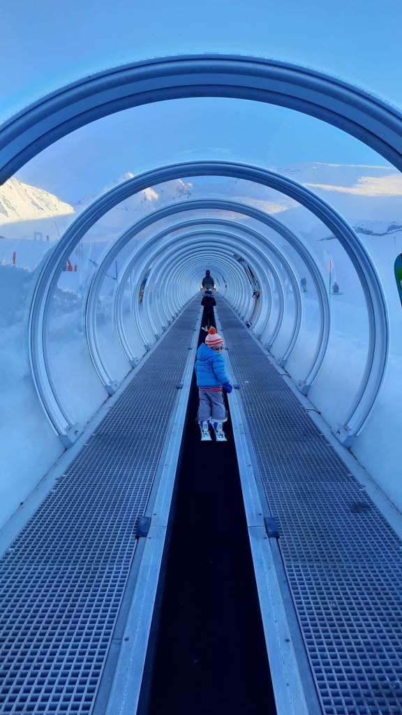 tunnel à ski